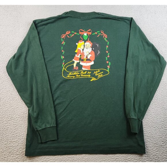 VTG 90's Murray State Racers XL Mistletoe Ball 1994 Christmas College Football - Picture 1 of 9
